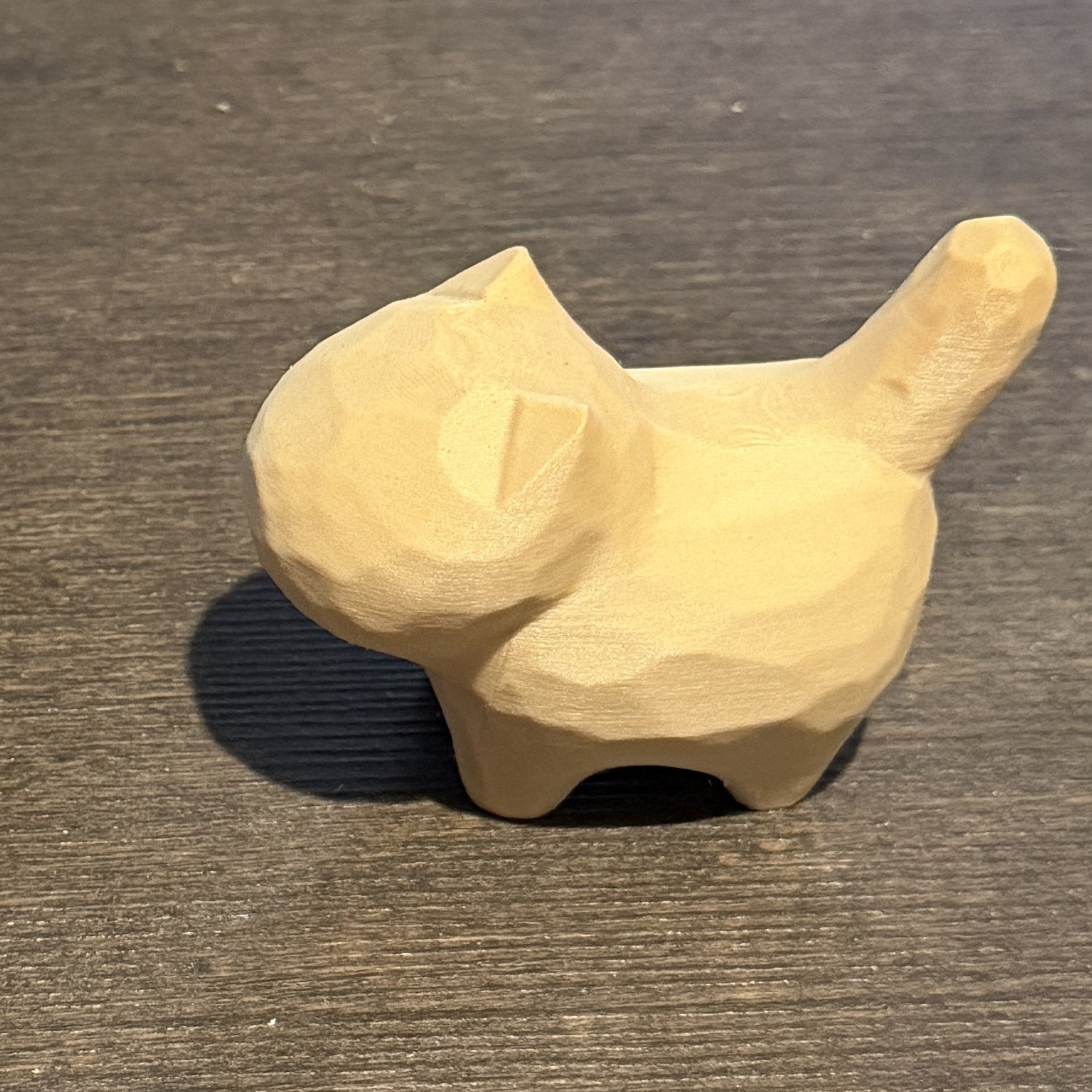 DIY Cat Painting Kit | Wood PLA Cat Figurine Craft Kit | Paint Your Own Cat