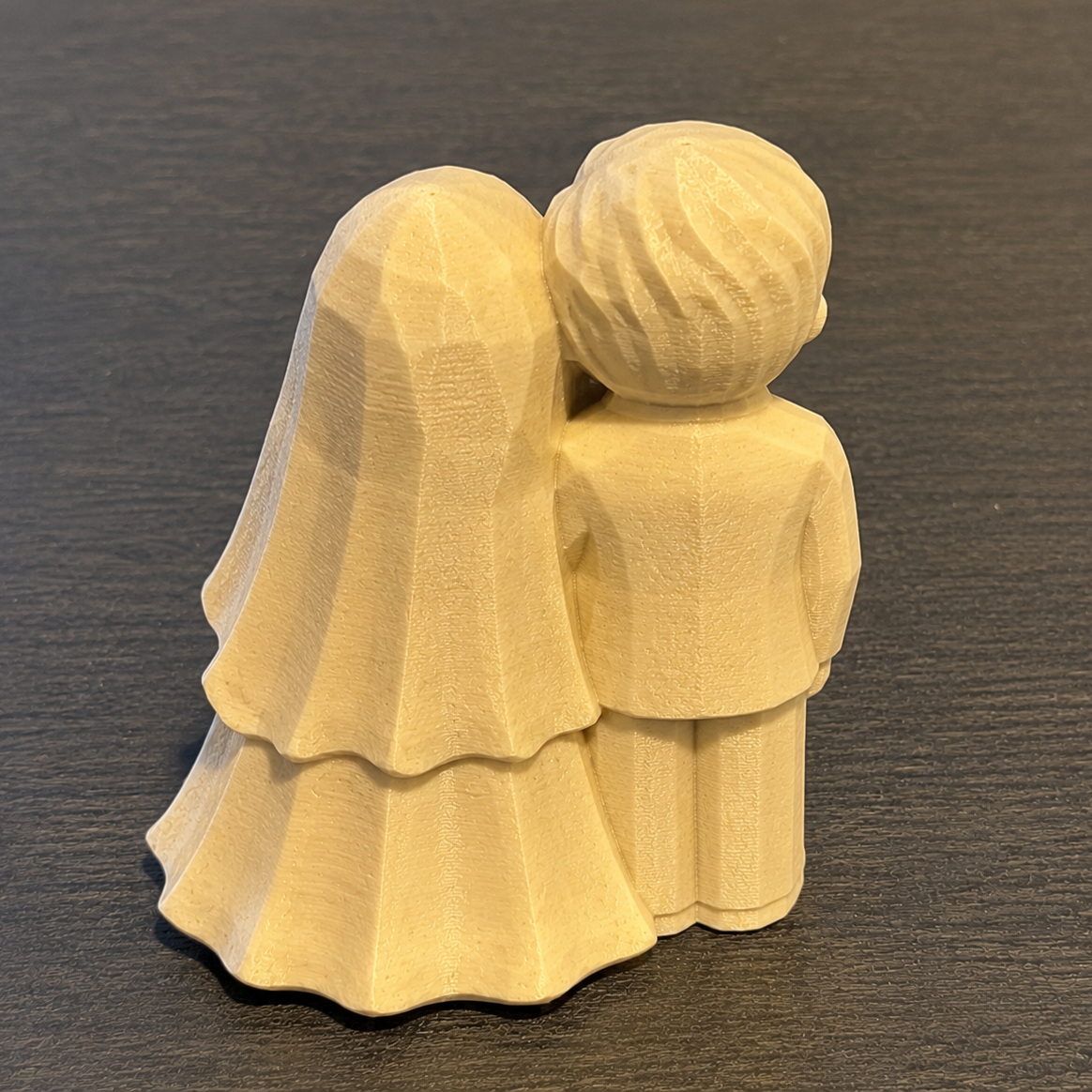 Paint Your Own Bride & Groom Figurine | DIY Wood PLA Wedding Kit