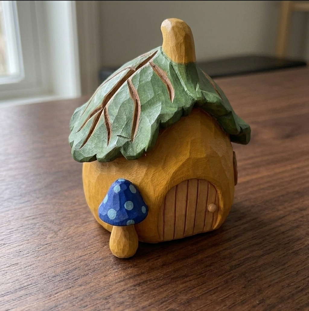 DIY Fairy House Painting Kit | Custom Handpainted Gnome Home Desk Decor