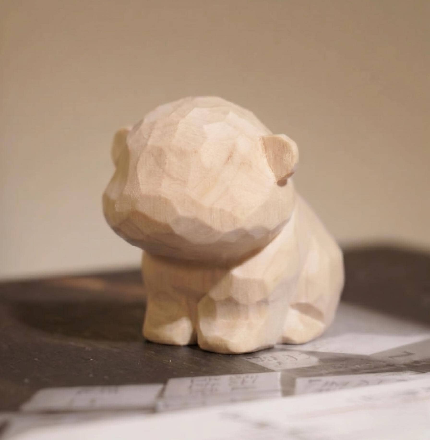 Tiger Cub Painting Kit, Paint Your Own Tiger Figurine, DIY Animal Craft Kit, Wood PLA Tiger Decor, Tiger Lover Gift