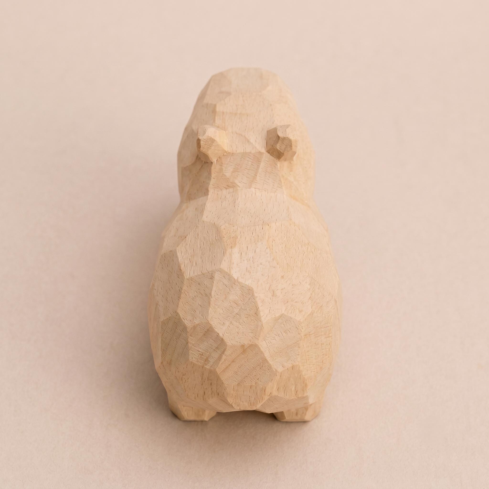 DIY Capybara Painting Kit, Paint Your Own Capybara Kit, Wood PLA Capybara Figurine, Animal Craft Kit