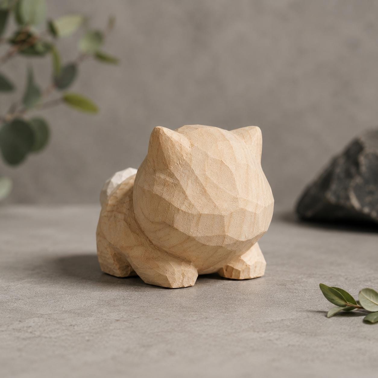 DIY Shiba Painting Kit , Wood PLA 3D Printed Dog Statue , Paint Your Own Shiba Figurine