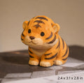 Tiger Cub Painting Kit, Paint Your Own Tiger Figurine, DIY Animal Craft Kit, Wood PLA Tiger Decor, Tiger Lover Gift