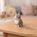 Cat DIY Paint Kit | Wood PLA Cat Figurine to Paint | Paint Your Own Animal