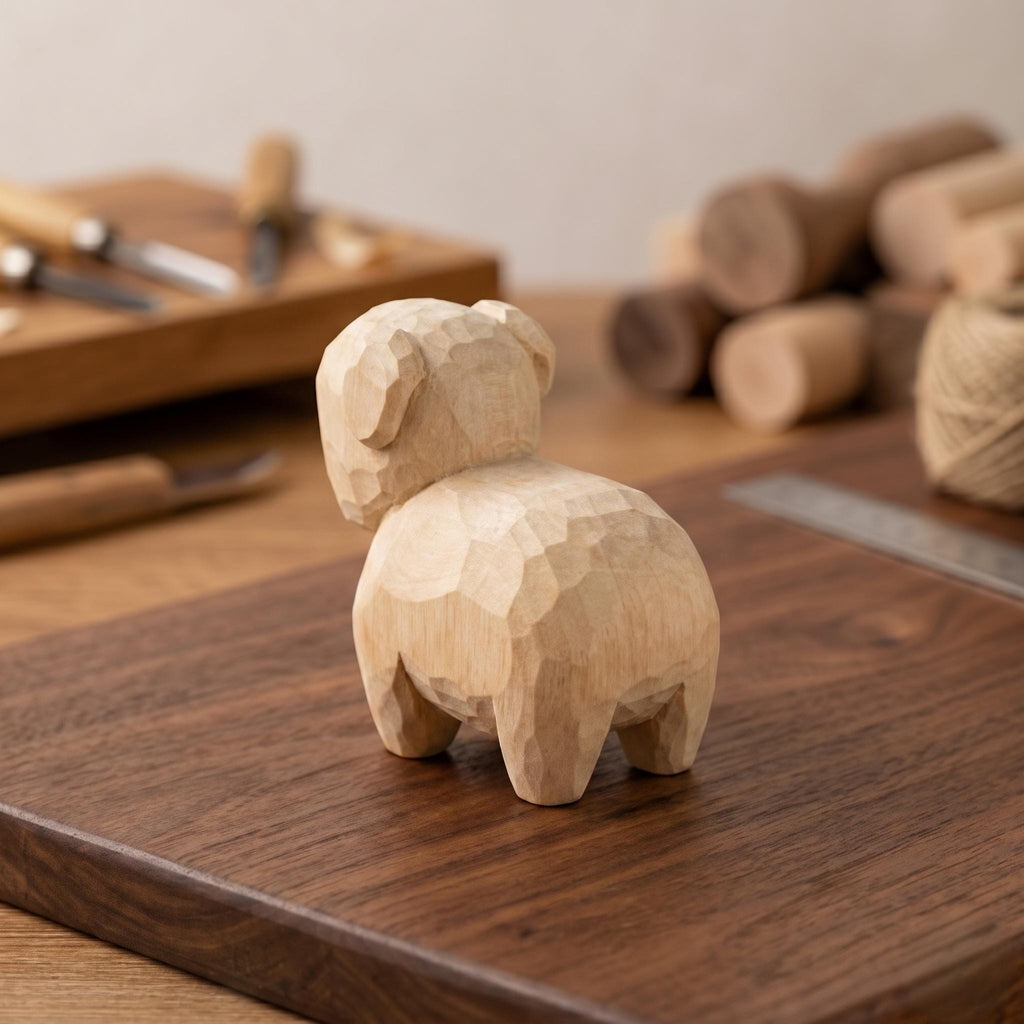 Baby Sheep Wood PLA Paint Kit | DIY Sheep Figurine to Paint | Farm Animal Craft Kit | Handmade Style Decor