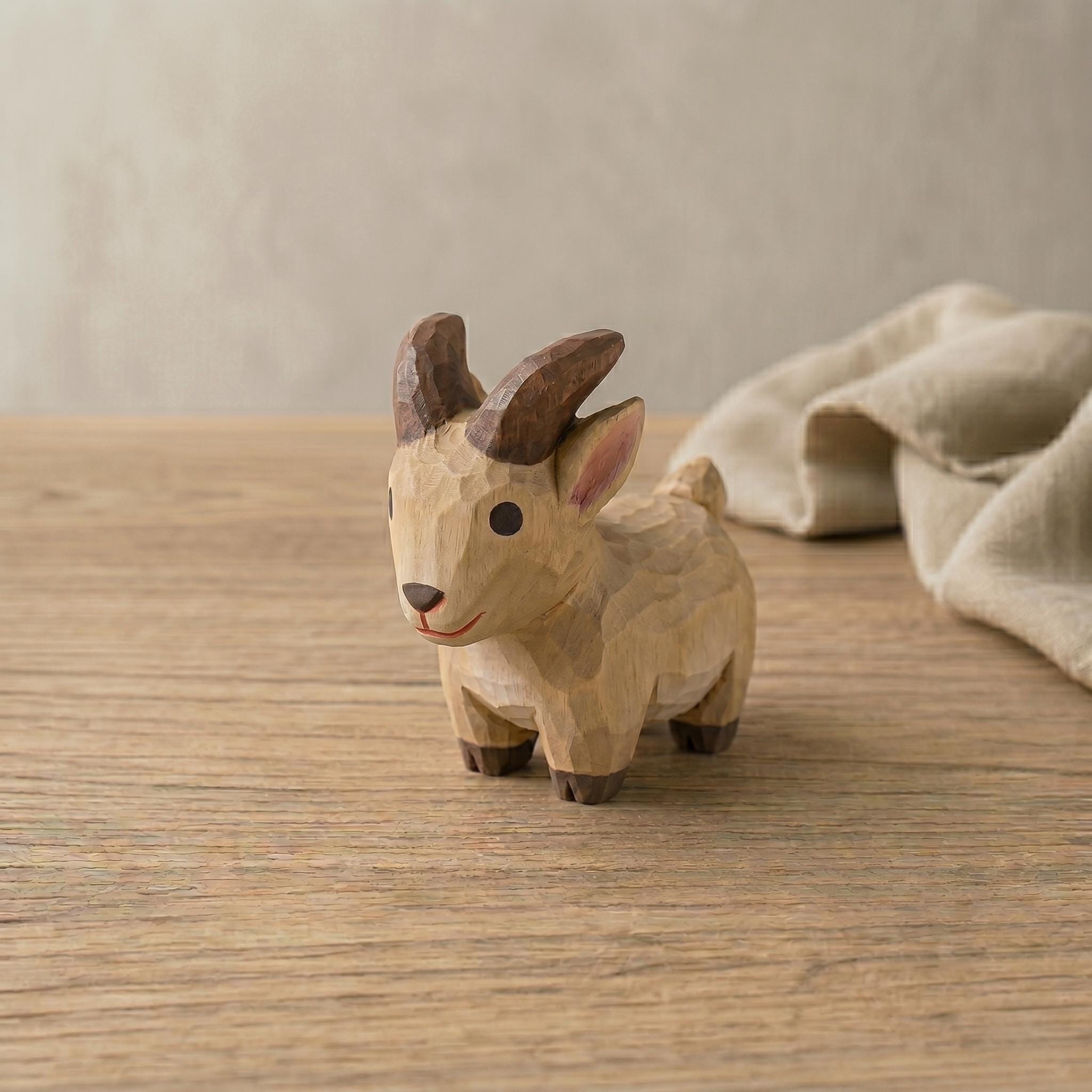 DIY Goat Figurine to Paint | Farm Animal Craft Kit | Handmade Style Decor | Creative Gift for Kids & Adults