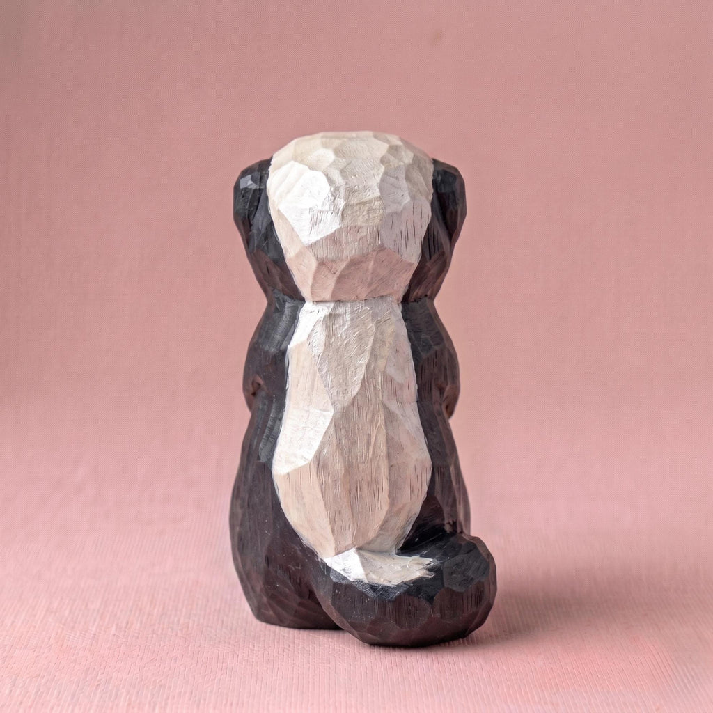 Honey Badger DIY Paint Kit | Wood PLA Figurine To Decor | Wildlife Animal Craft | Paint Your Own Animal