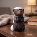 Honey Badger DIY Paint Kit | Wood PLA Figurine To Decor | Wildlife Animal Craft | Paint Your Own Animal