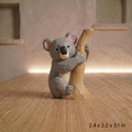 DIY Cute Koala Paint Kit | Wood PLA Koala Figurine to Paint | Animal Craft Kit | Paint Your Own Koala
