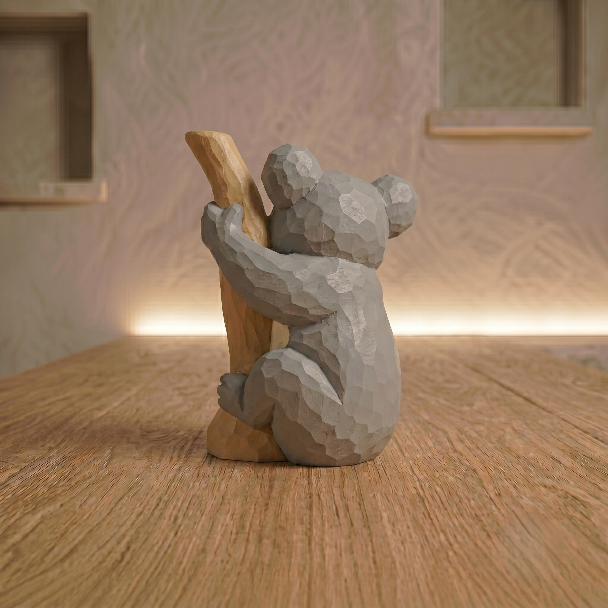 DIY Cute Koala Paint Kit | Wood PLA Koala Figurine to Paint | Animal Craft Kit | Paint Your Own Koala