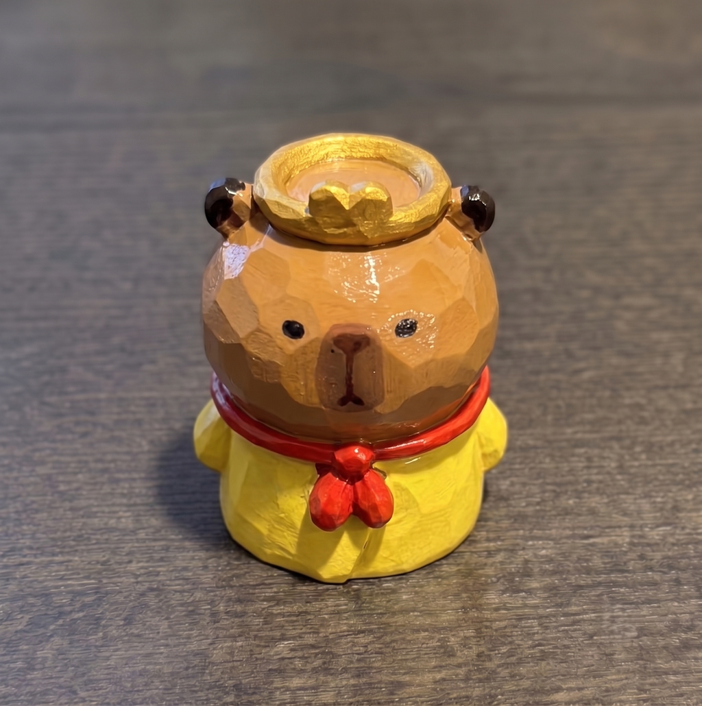 DIY Set of 4 Capybara Painting Kit | Paint Your Own Journey to the West | Cute Desk Decor