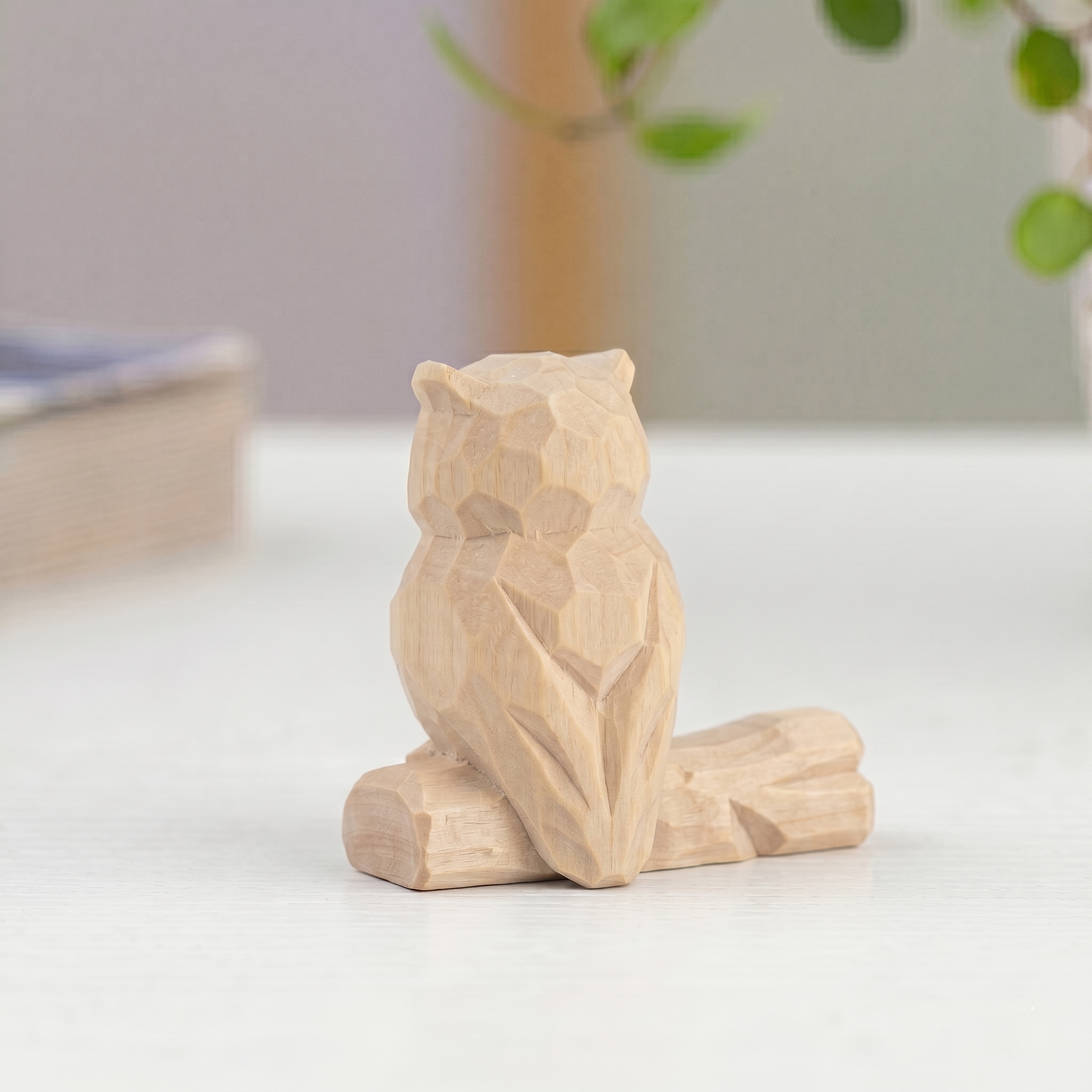 Paint Your Own Owl Figurine | DIY Wood PLA Bird Kit
