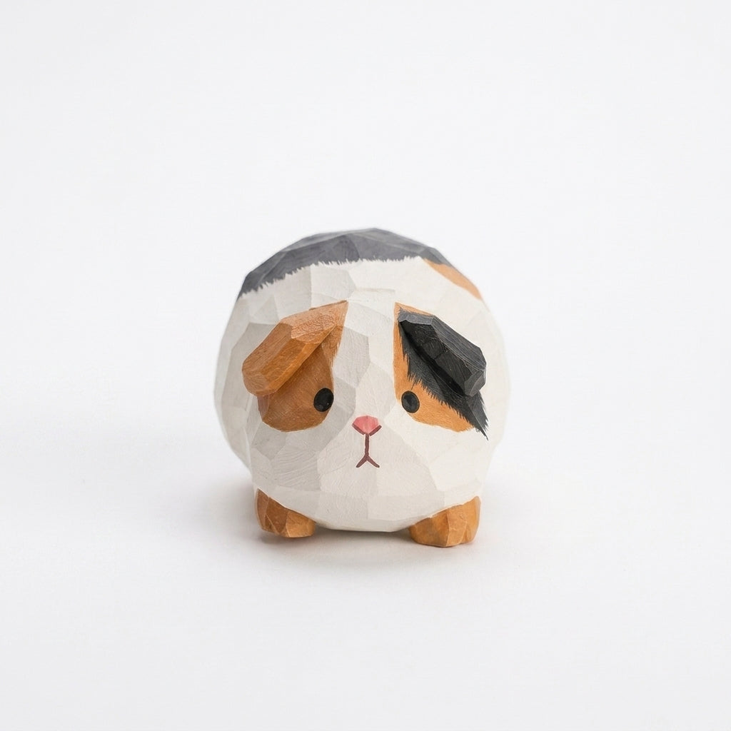Paint Your Own Hamster Kit | DIY Wood PLA Hamster Figurine