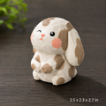 DIY Lop Ear Rabbit Figurine Painting Kit - Unpainted Wood PLA Bunny Craft Set |  Paint Your Own Floppy Ear Rabbit Figurine