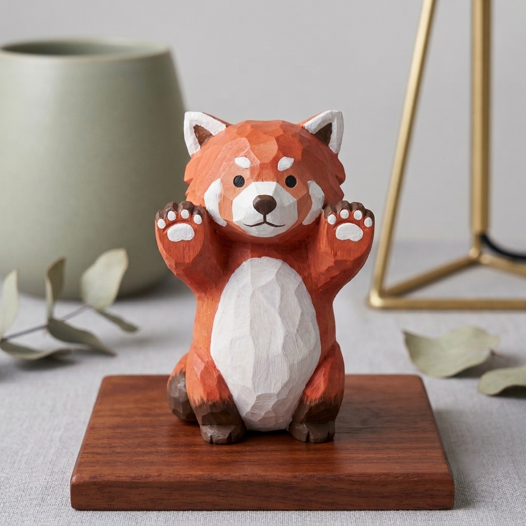 DIY Red Panda Figurine Painting Kit | Unique Red Panda Lover Gift Idea