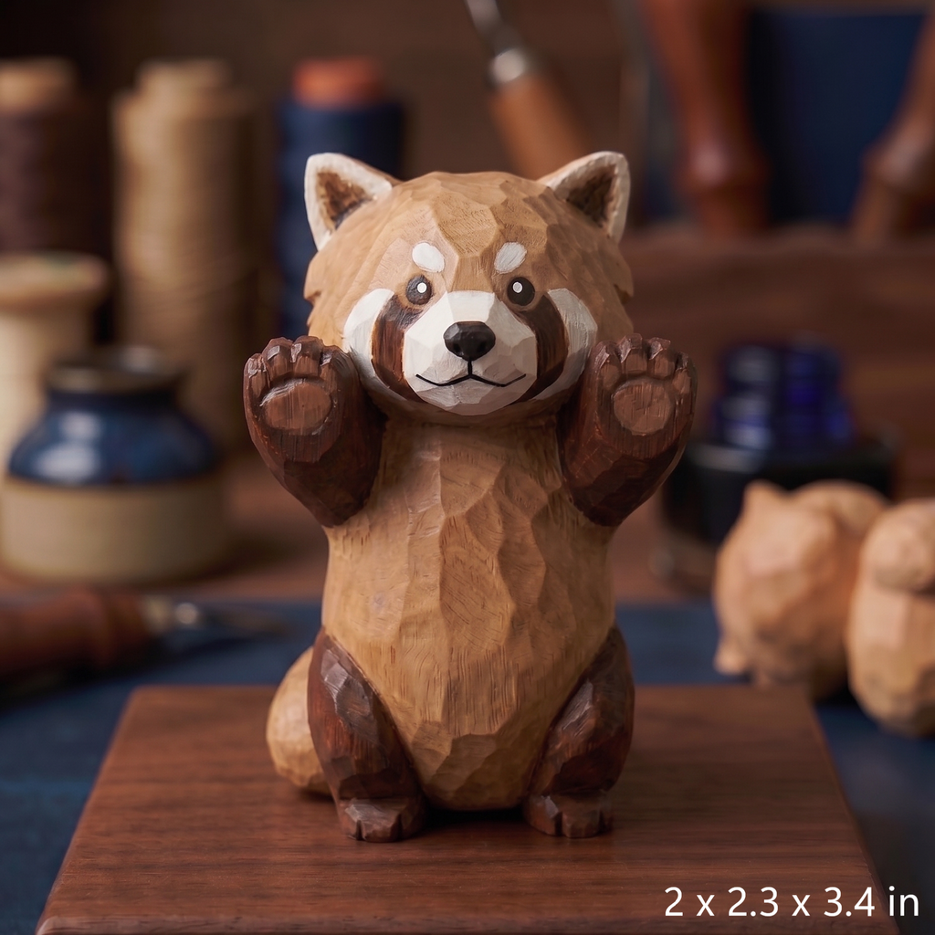 DIY Red Panda Figurine Painting Kit | Unique Red Panda Lover Gift Idea