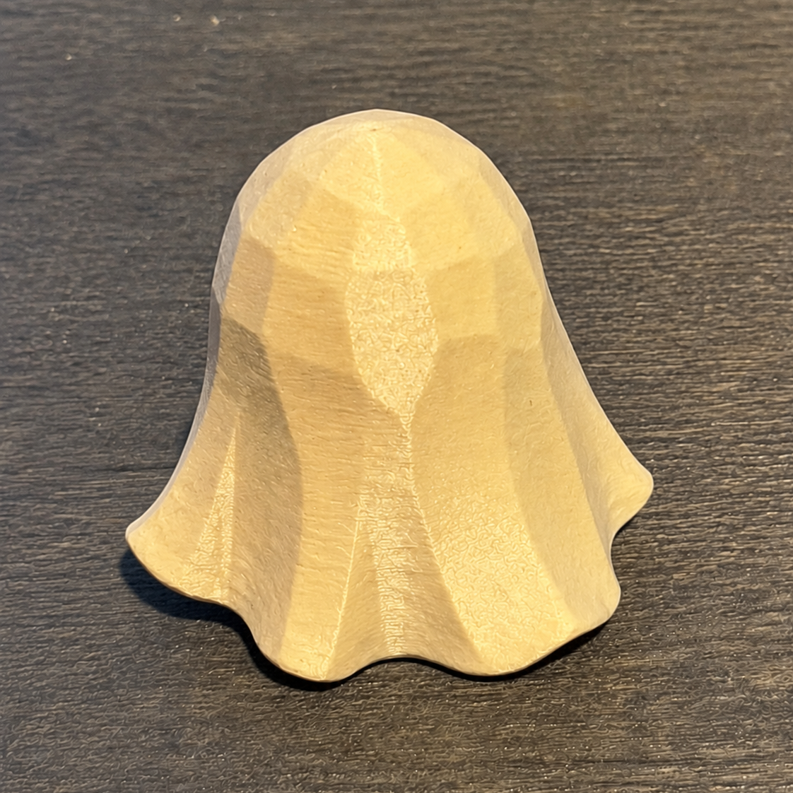 Cute Halloween Craft Gift | Paint Your Own Cute Little Ghost Figurine | Carved Wood Style Decor