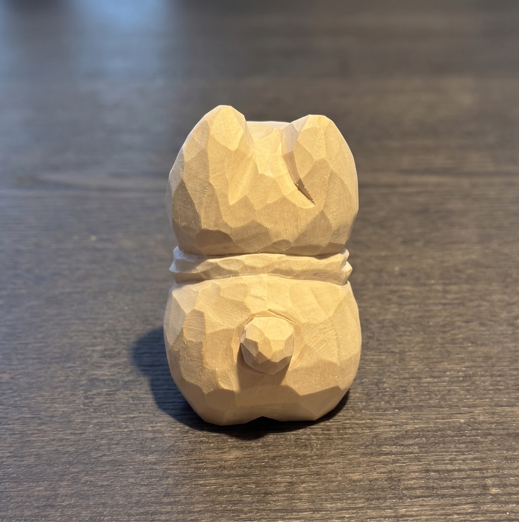 DIY Dog Figurine Painting Kit - Unpainted Wood PLA Craft Set